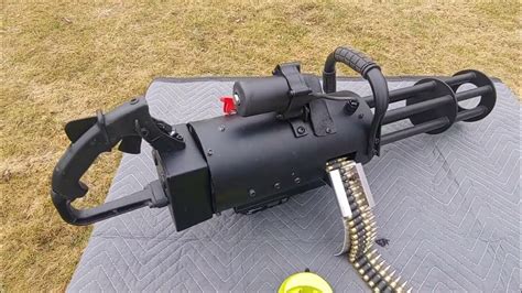 gatling gun handheld|military handheld gatling gun.